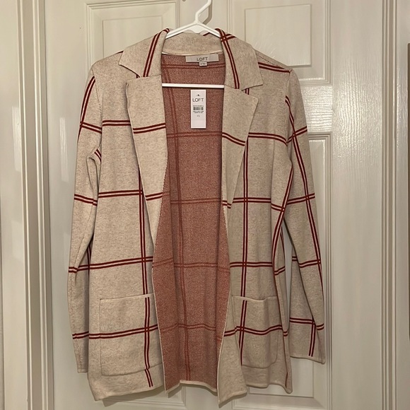 LOFT Lightweight Sweater Blazer - Picture 1 of 3